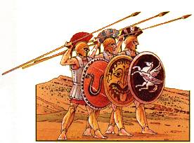 Ancient mixed Greek army